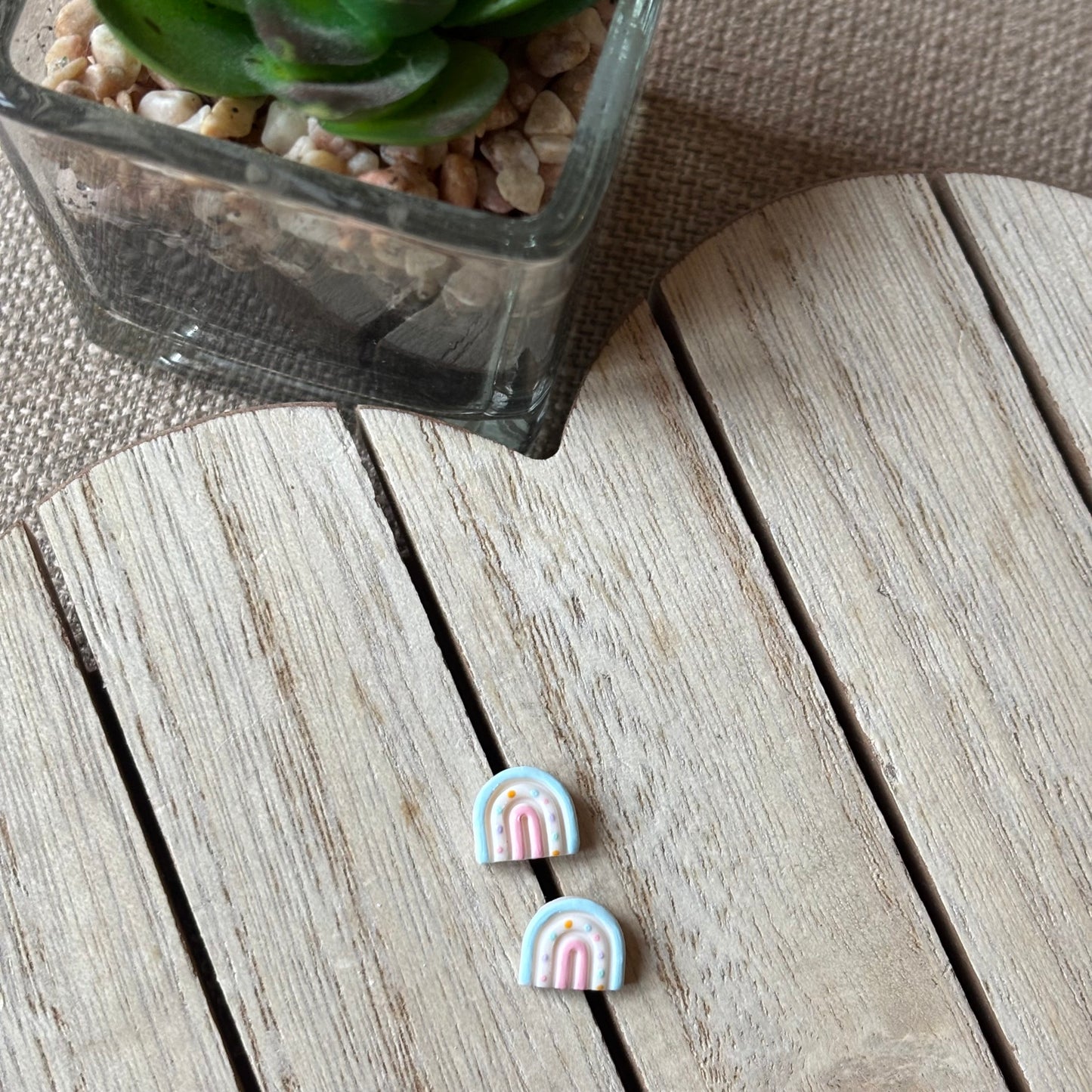Rainbow studs