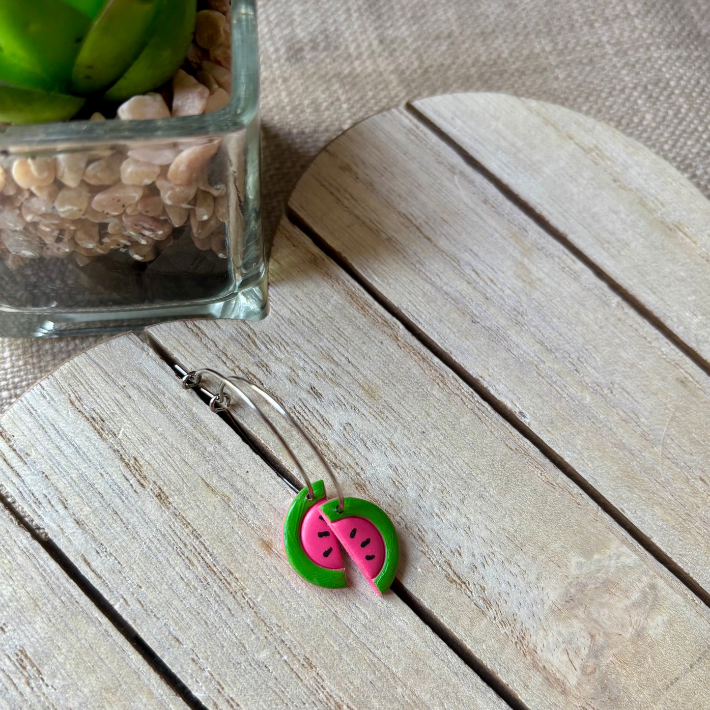 Watermelon hoop/hooks