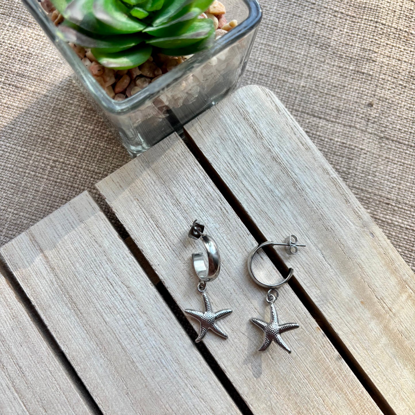Starfish mini hoops