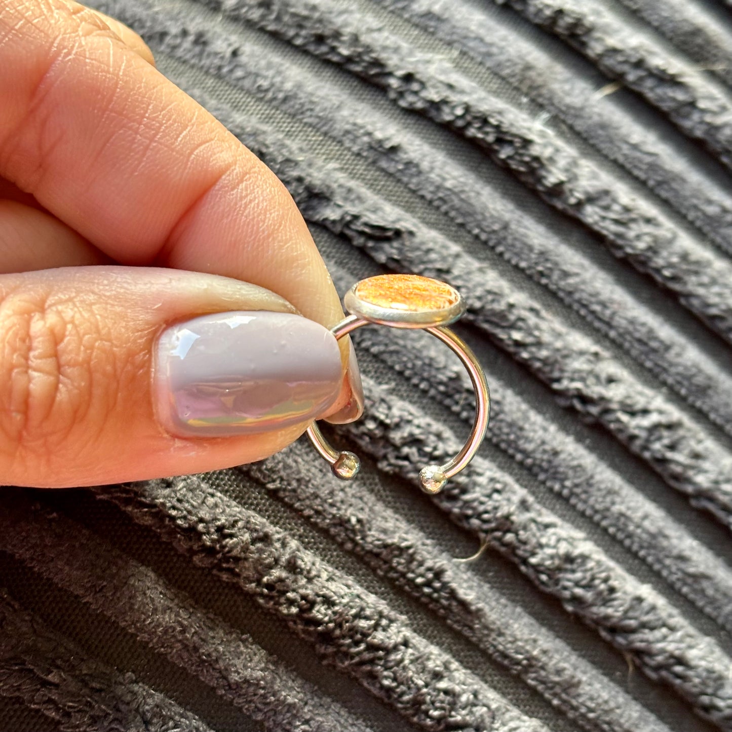 Rose gold ring