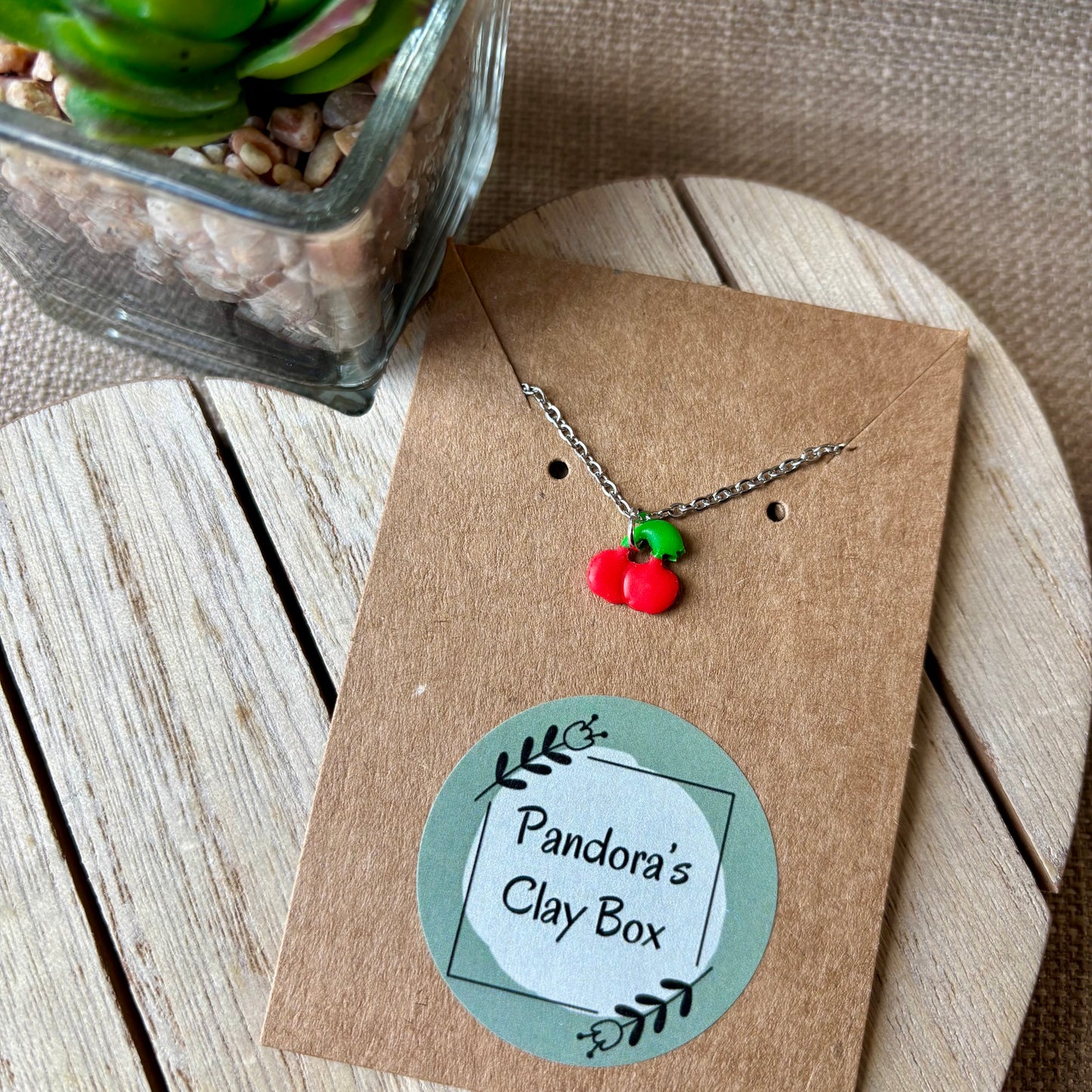 Cherry necklace - small