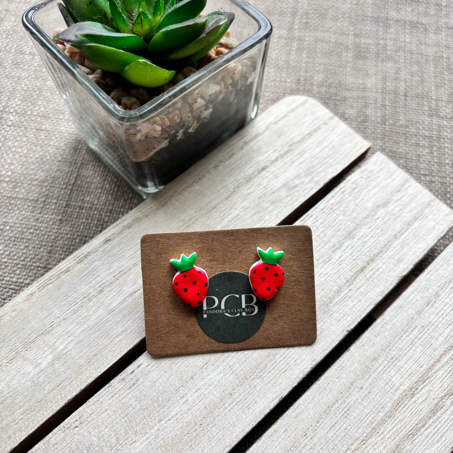 Strawberry studs