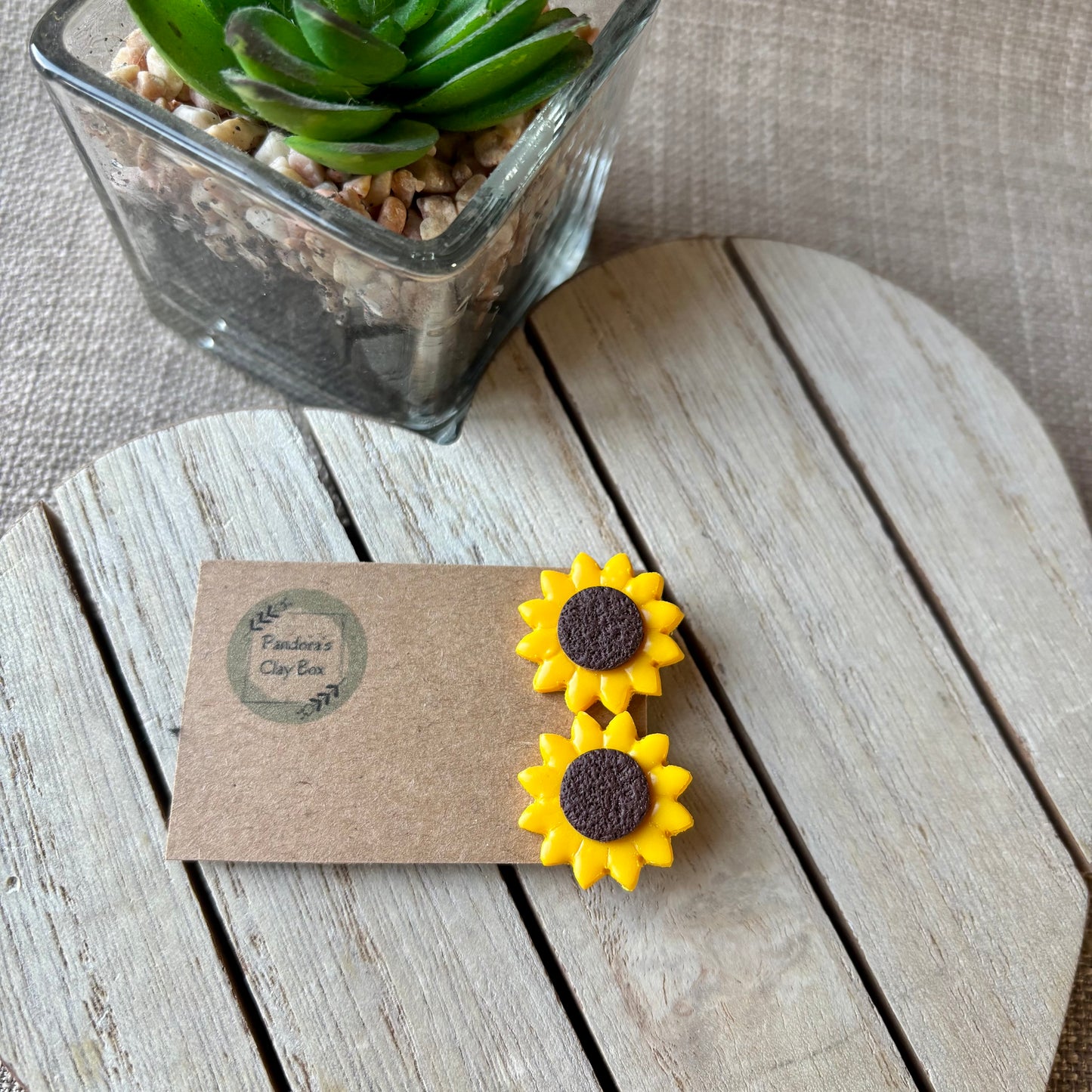 Clip on sunflowers