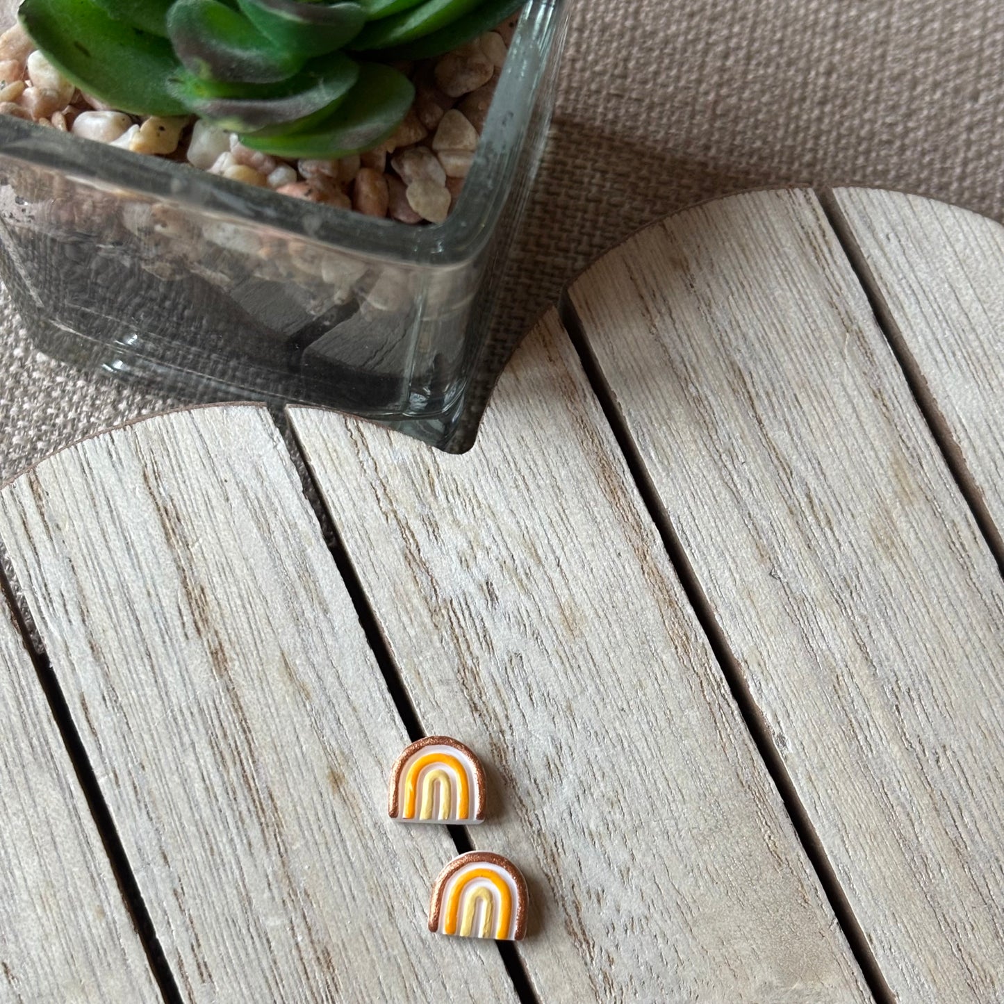 Rainbow studs