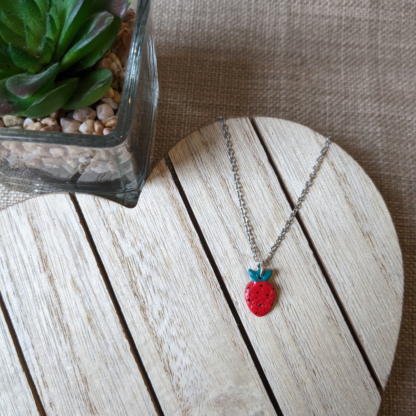 Strawberry necklace
