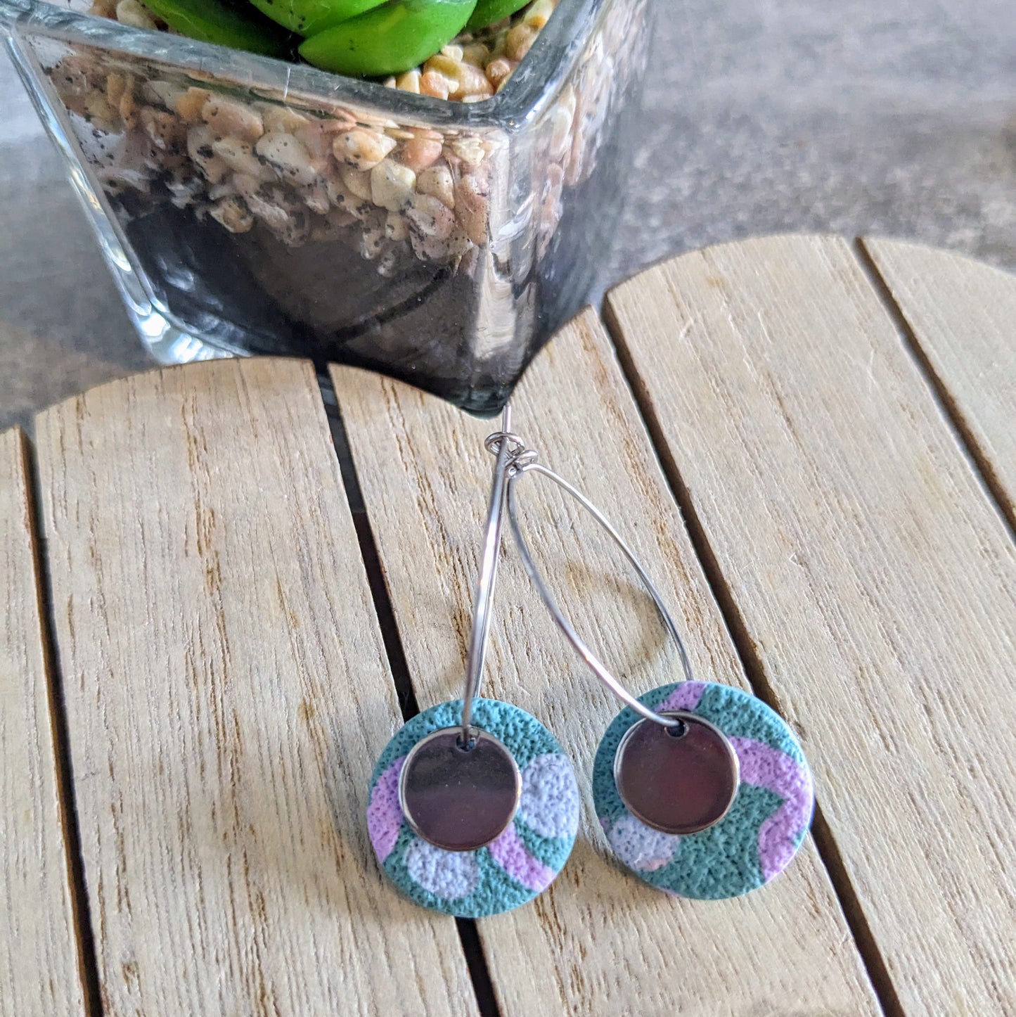 Pastel mix disc hoops