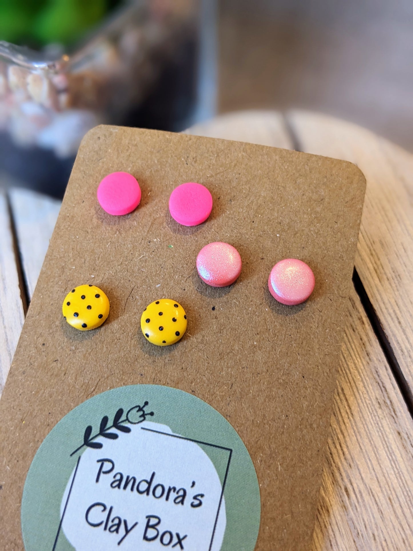 Mini bold trio studs