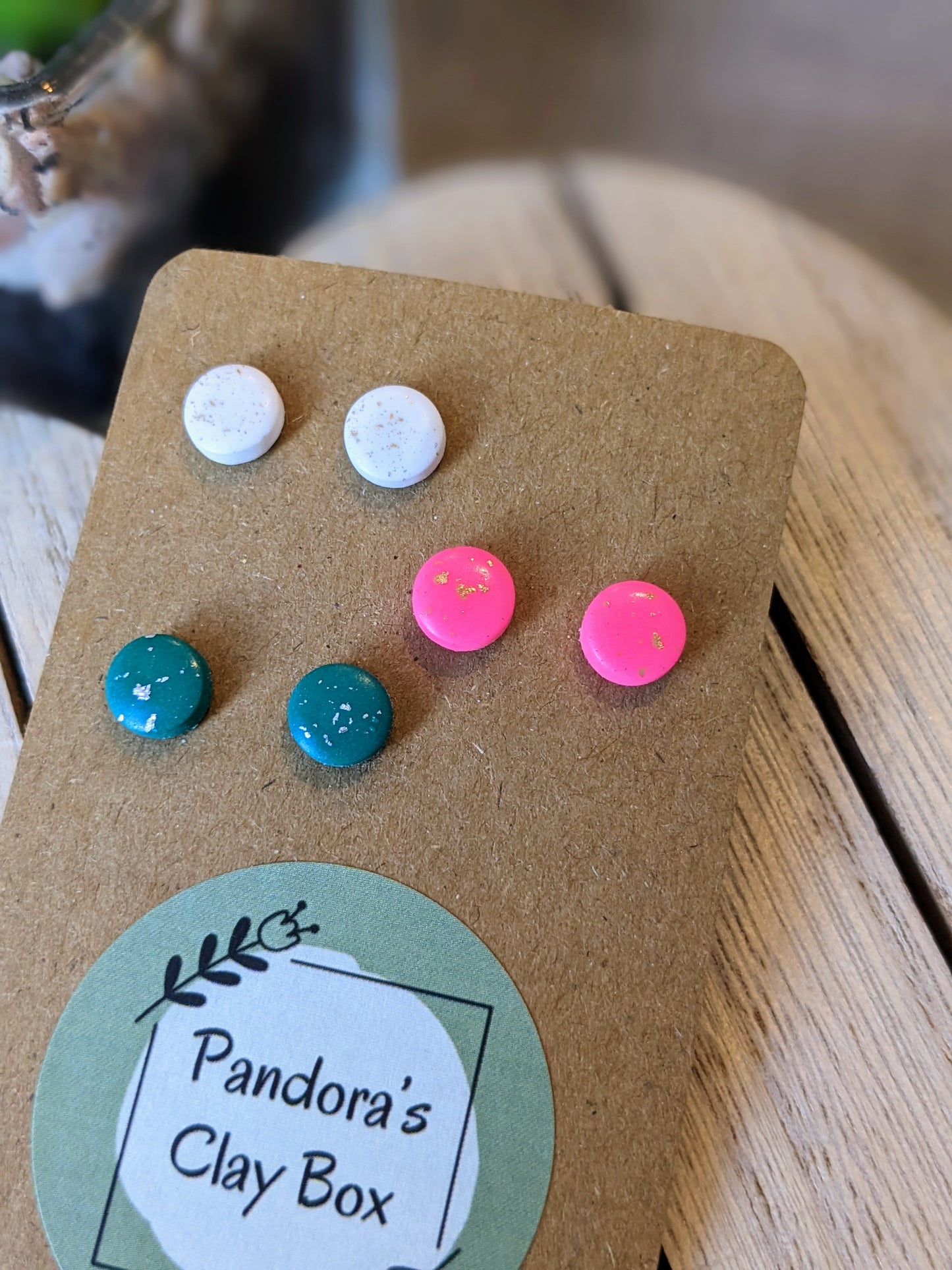 Mini foil trio studs