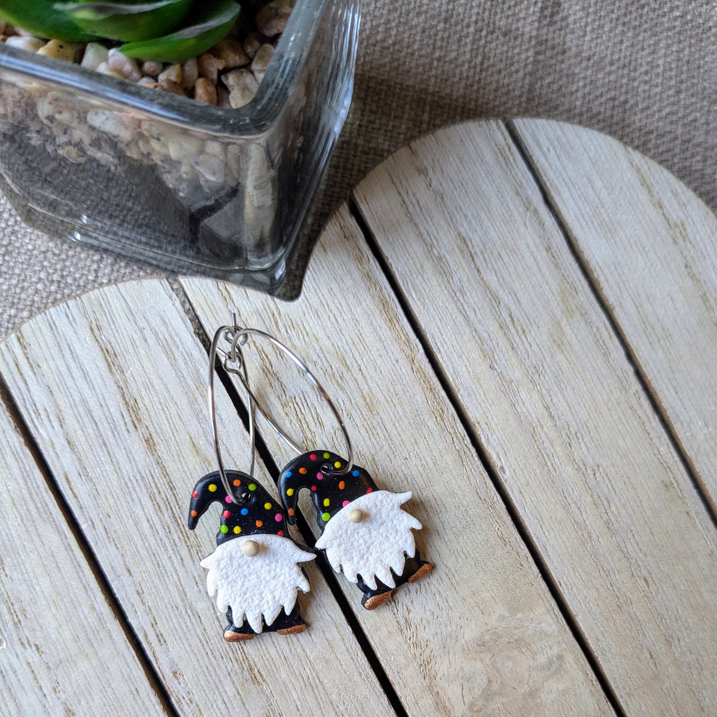Polka gonk hoops/hooks