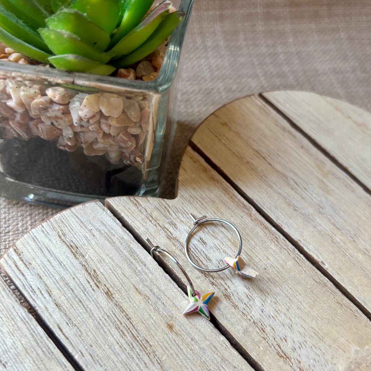 Star mini hoops