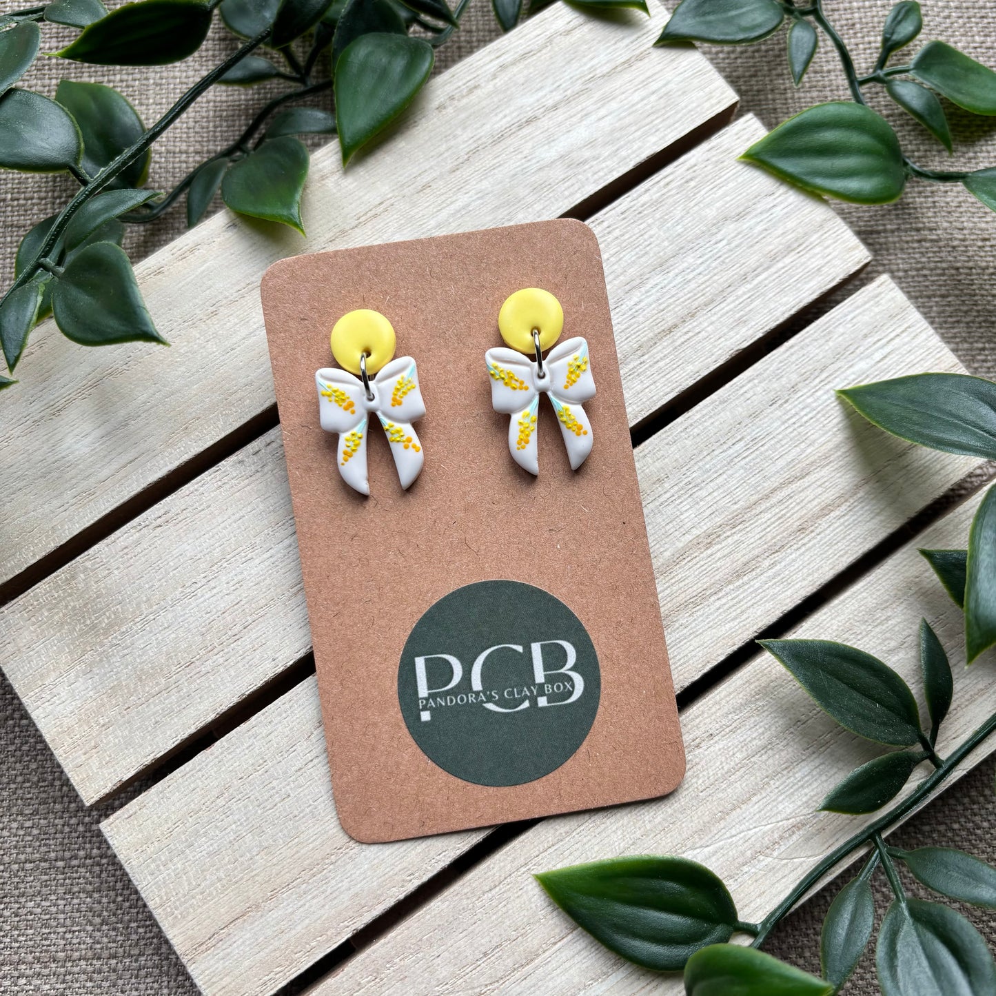 Yellow Bow drops