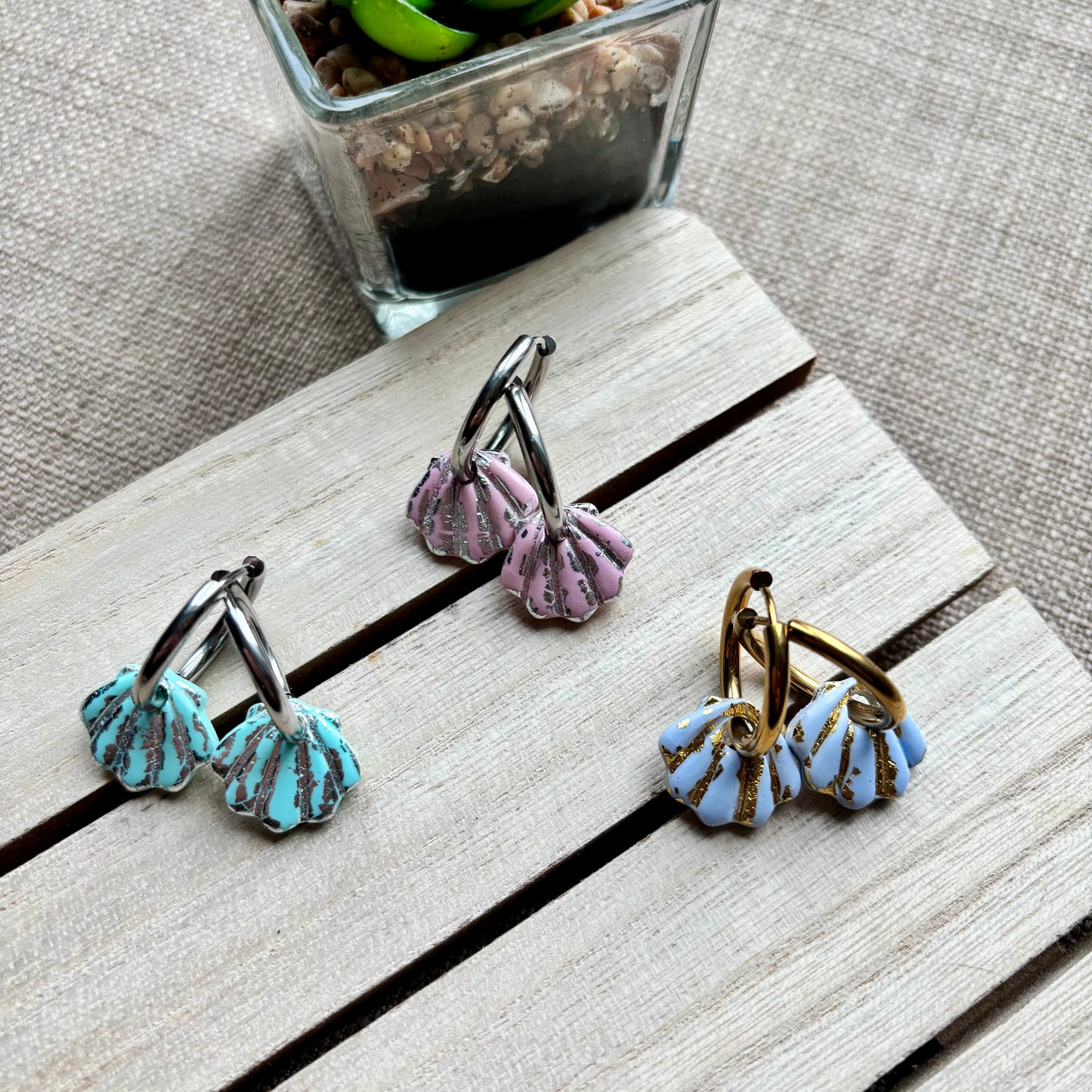 Shell chunky hoops