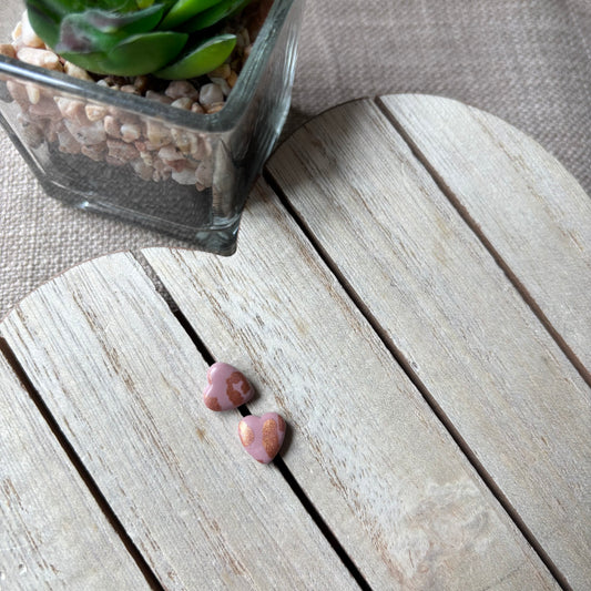 Heart studs