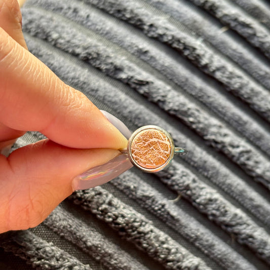 Rose gold ring