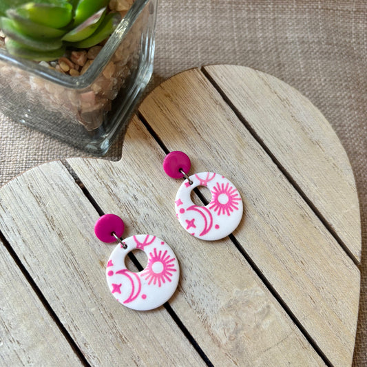 Pink space drops