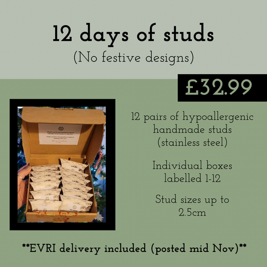 12 day STUD advent calendar *pre-order*