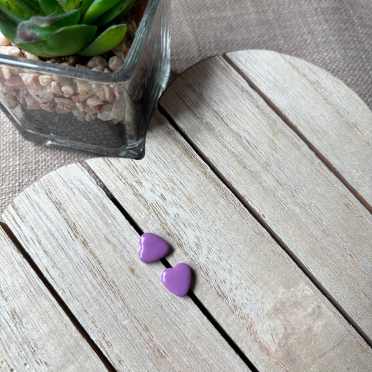 Heart studs