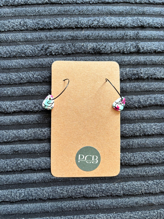 2cm hoops (black)