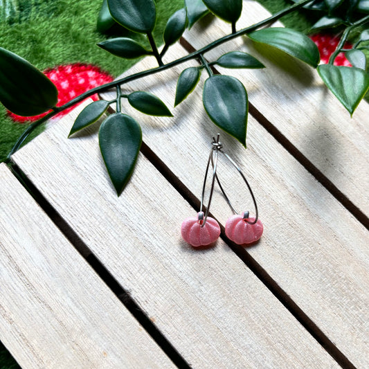 Pink pumpkin hoops