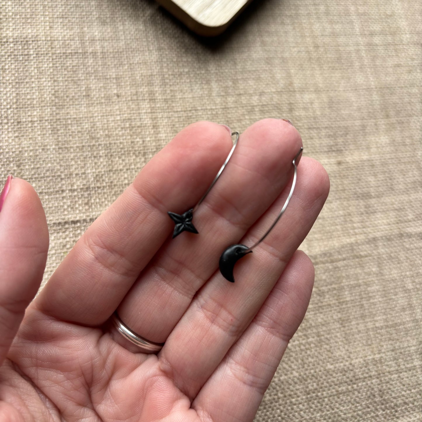 Moon/star hoops