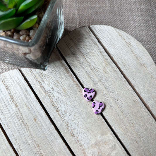 Leopard studs