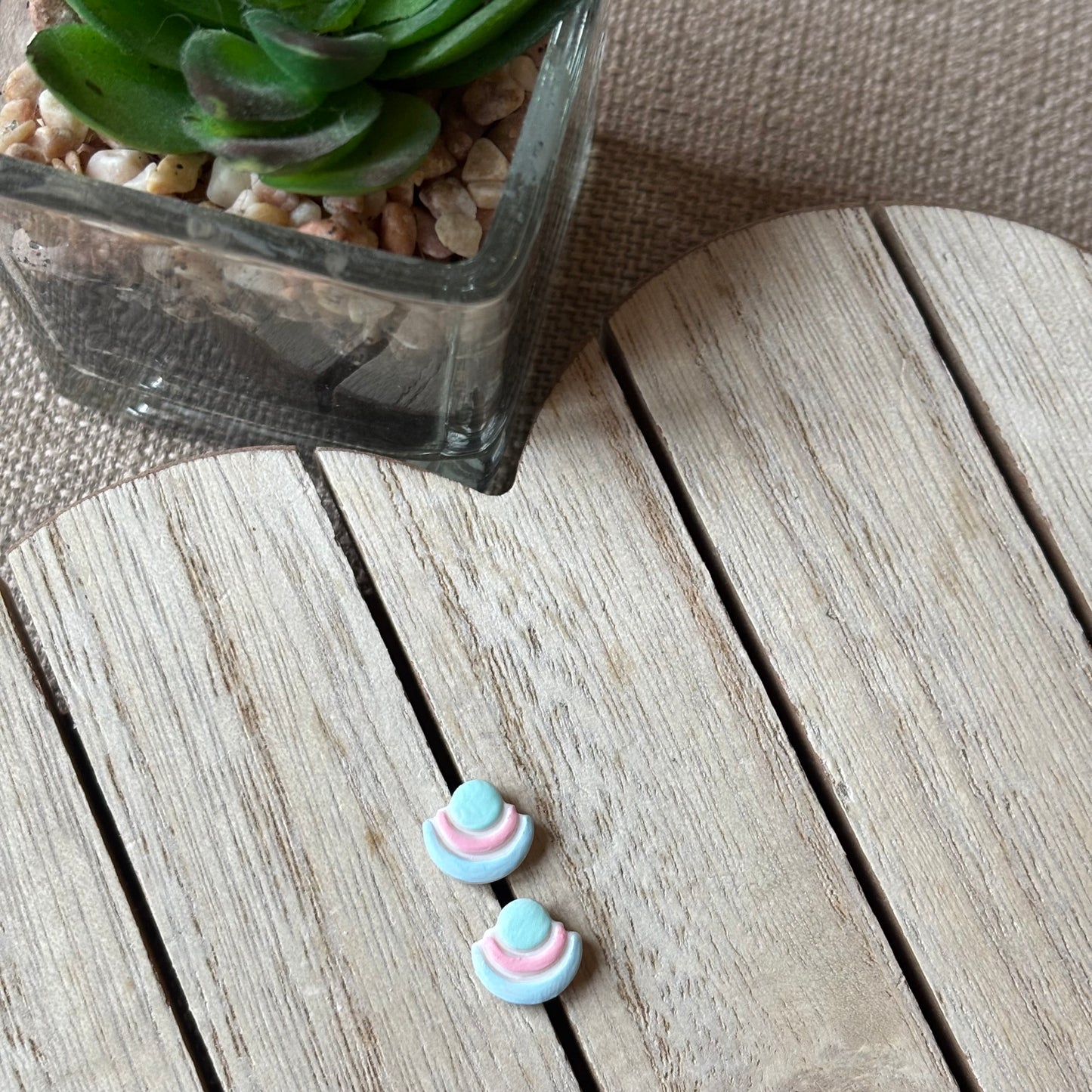 Art deco studs
