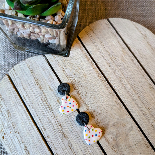 Rainbow polka drops