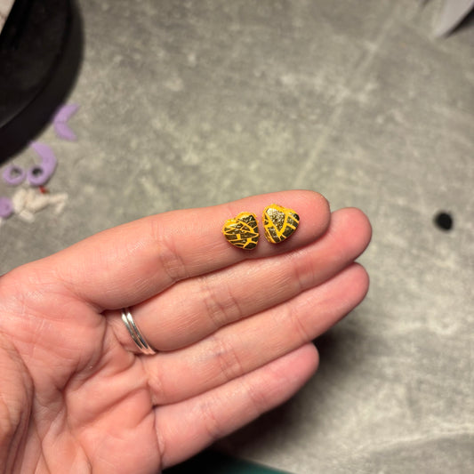 Heart studs