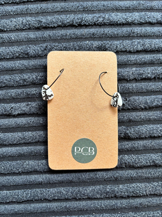 2cm hoops (black)