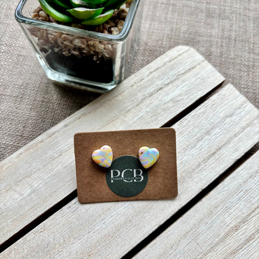 Heart studs