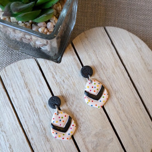 Rainbow polka drops