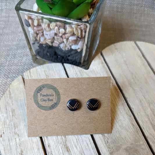 Black Mini studs