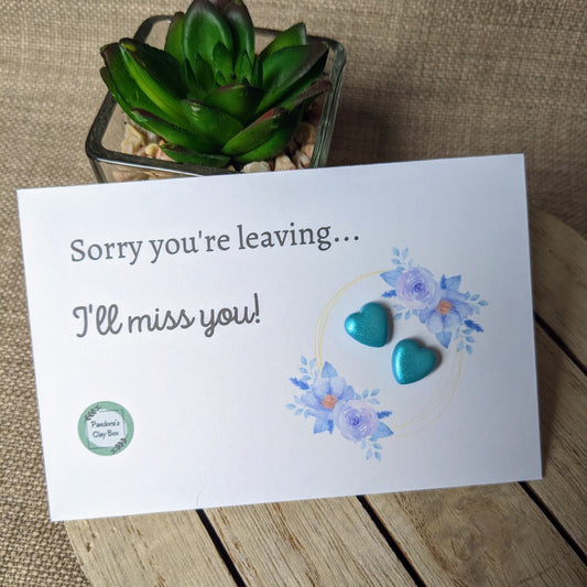 Leaving earring gift card