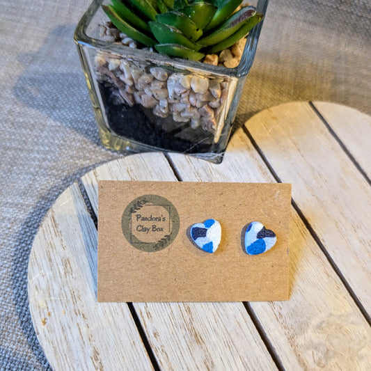 Mix heart studs