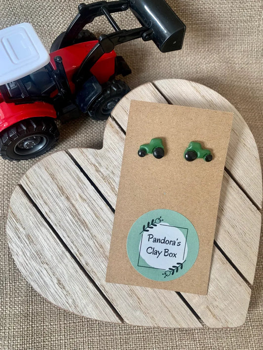 Green tractor studs