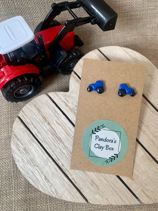Blue tractor studs